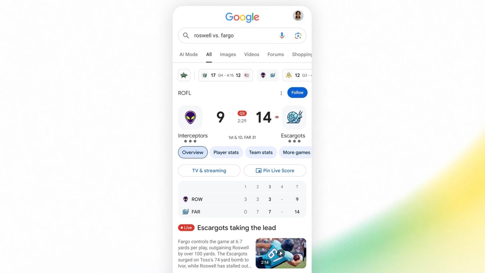 A nova jogada do Google: IA para capturar a atenção na NFL
