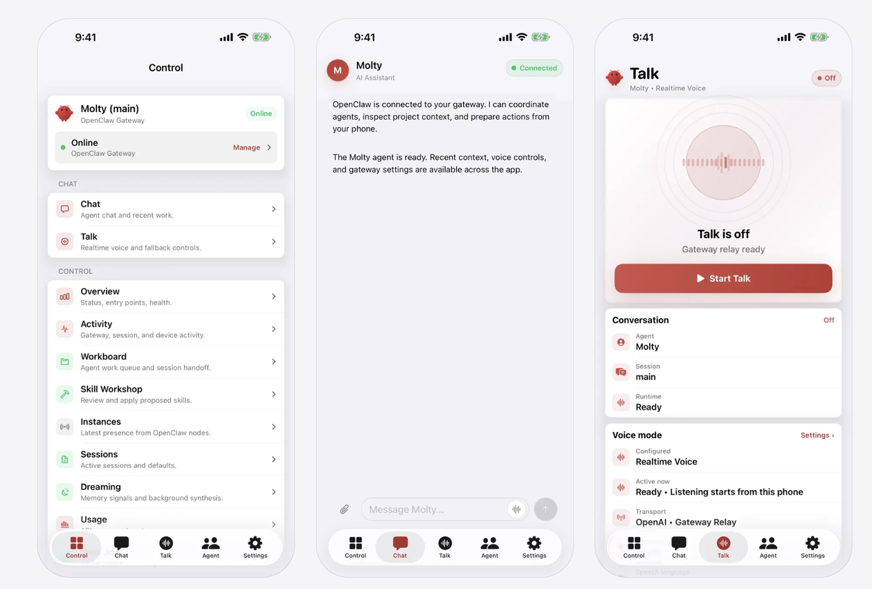 OpenClaw libera app para iOS com controle remoto de agentes de IA