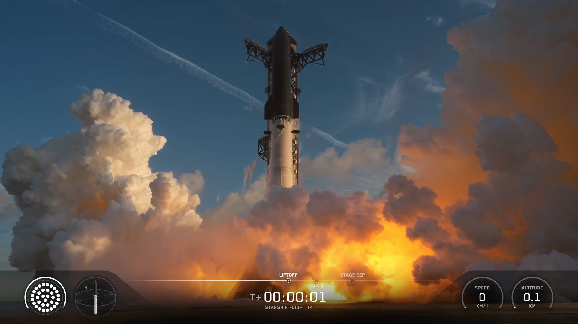 SpaceX Starship alcança órbita e lança Starlinks V3 pela primeira vez