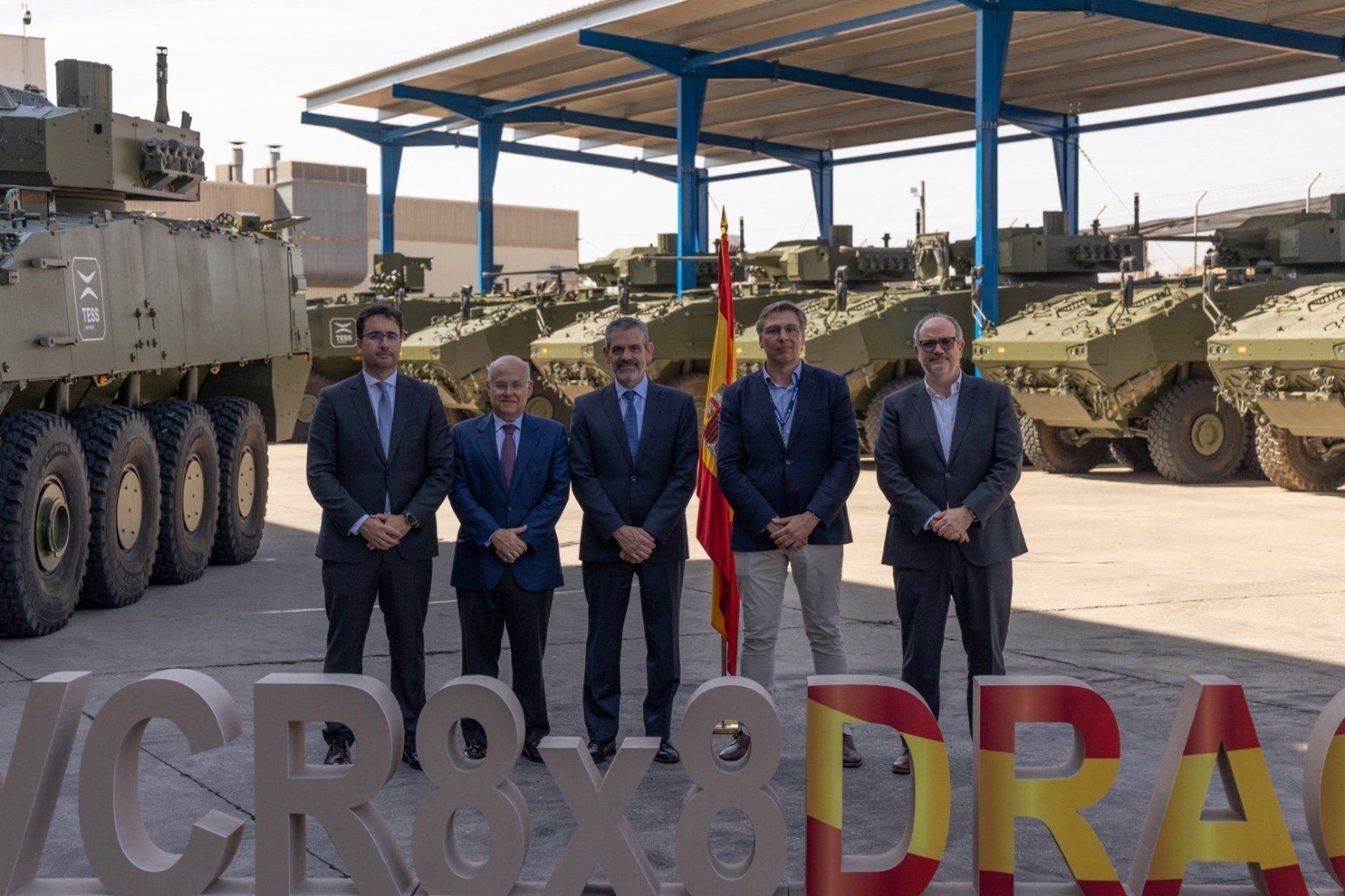 Tess Defence atinge marco de 100 blindados VCR 8x8 entregues ao Exército Espanhol