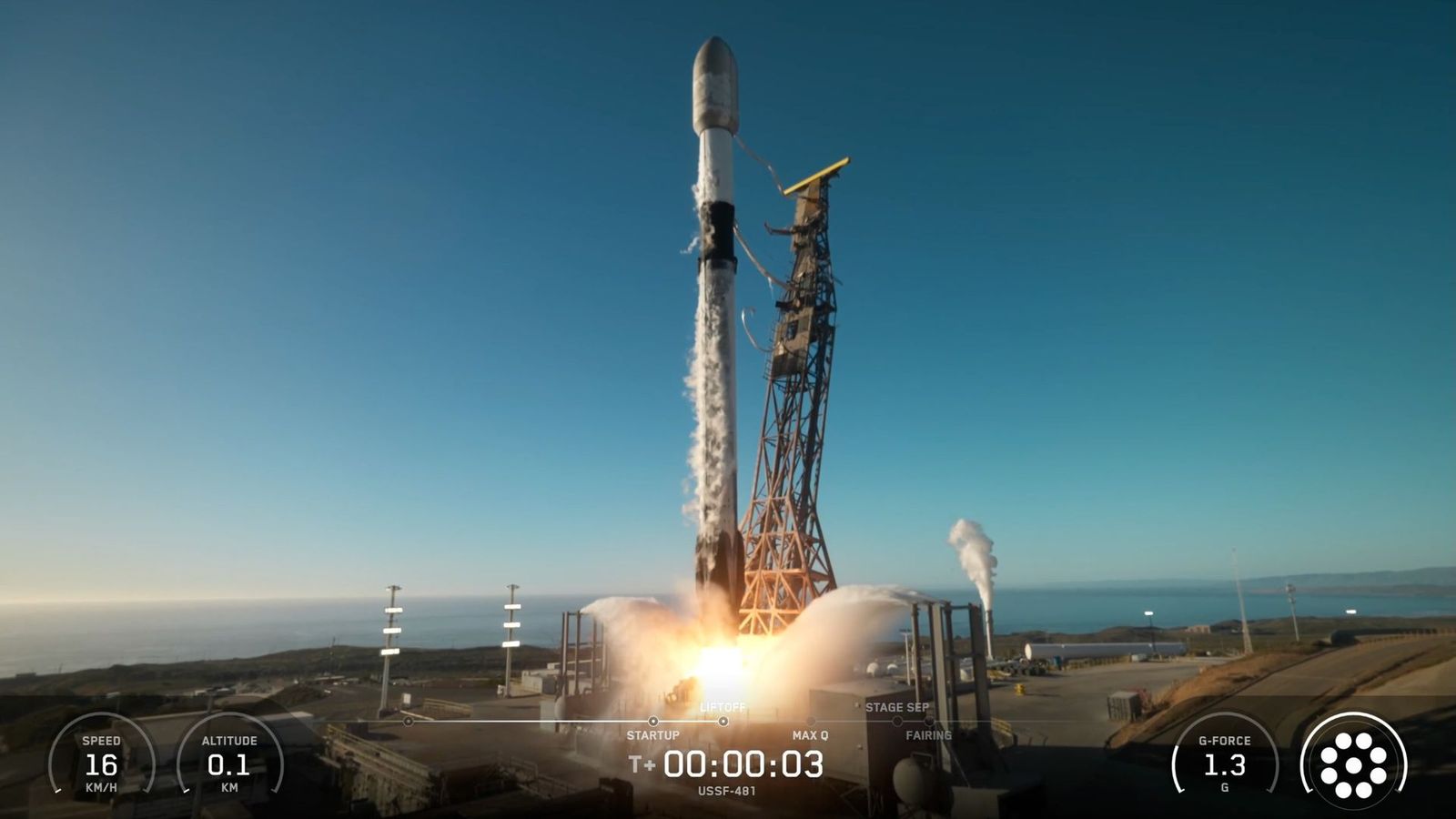 SpaceX se prepara para nova missão secreta da Força Espacial dos EUA
