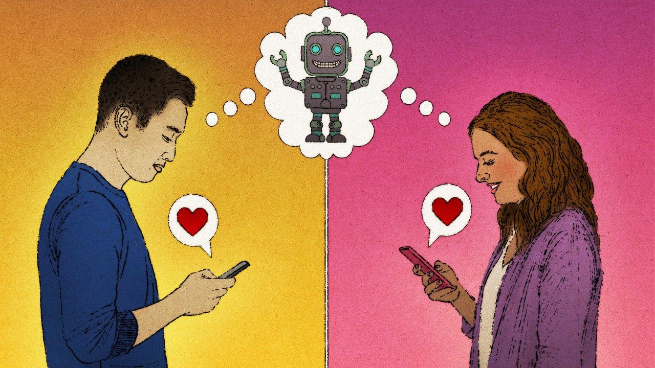 Chatbots de IA assumem papel de cupido e conselheiro em aplicativos de namoro