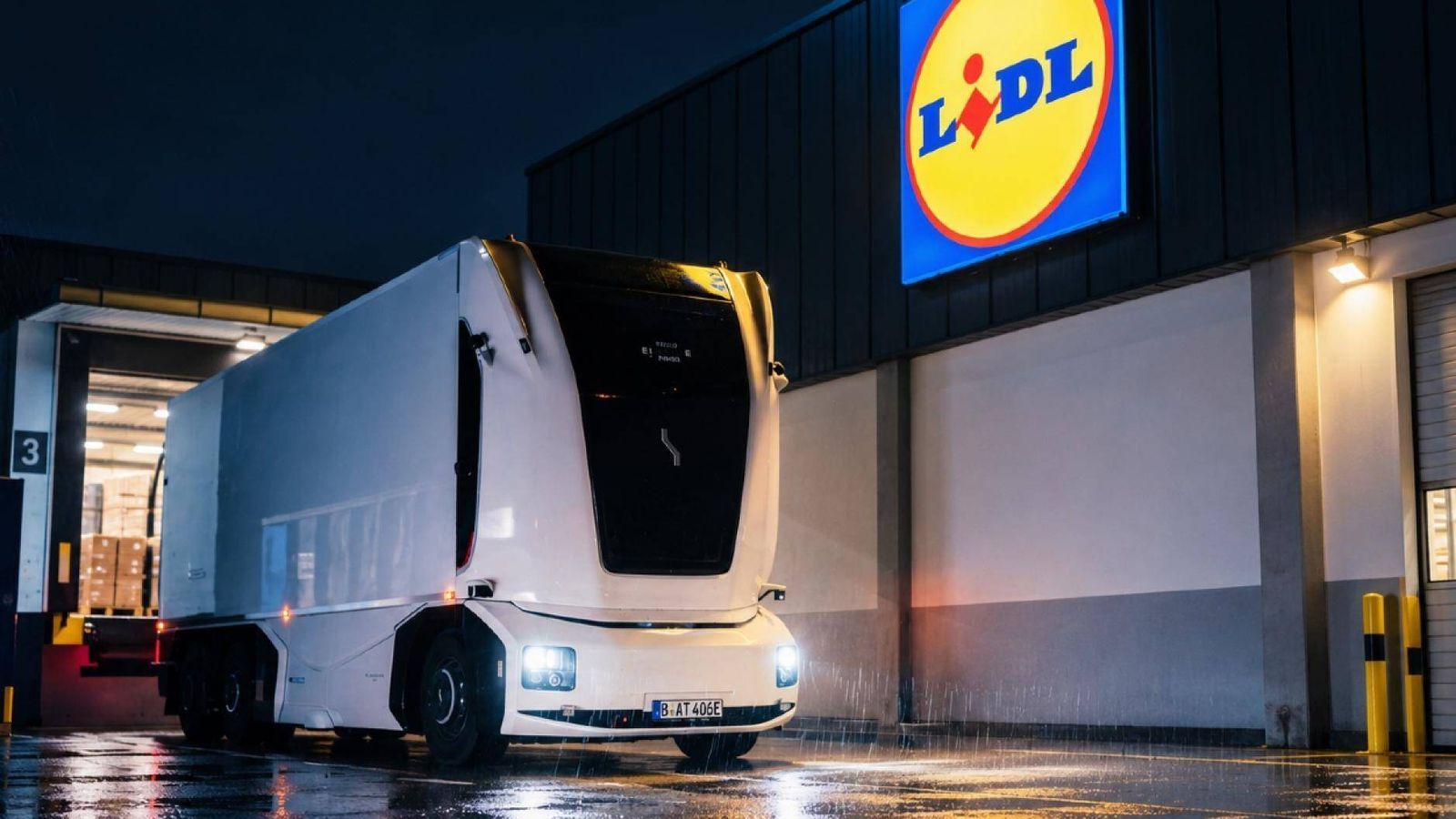 Lidl testa caminhão autônomo com IA em rodovias alemãs